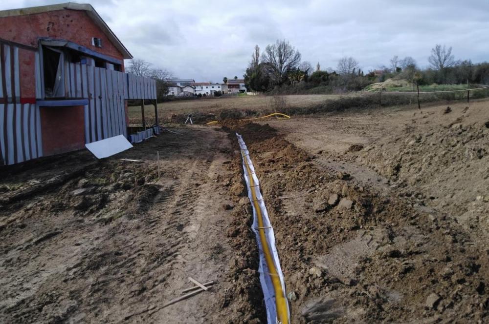 Travaux d'assainissement
