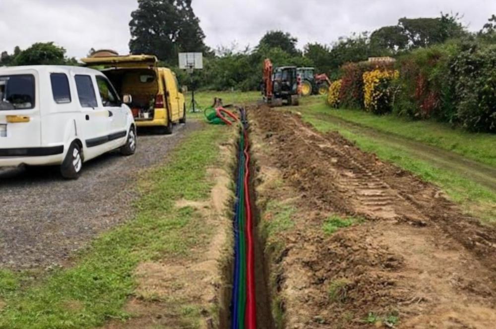 Travaux d'assainissement